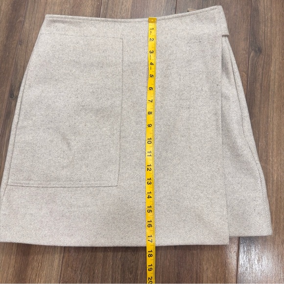 COS wool Cream Women's Skirt - Picture 8 of 16